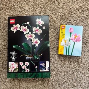 Orchid & Pink/ White Legos